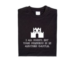 Super Mario Shirt: Your princess is in another castle